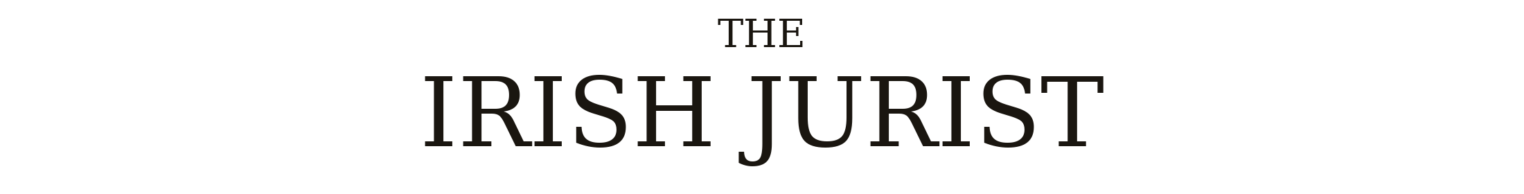 The Irish Jurist