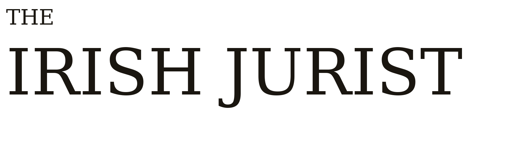 The Irish Jurist